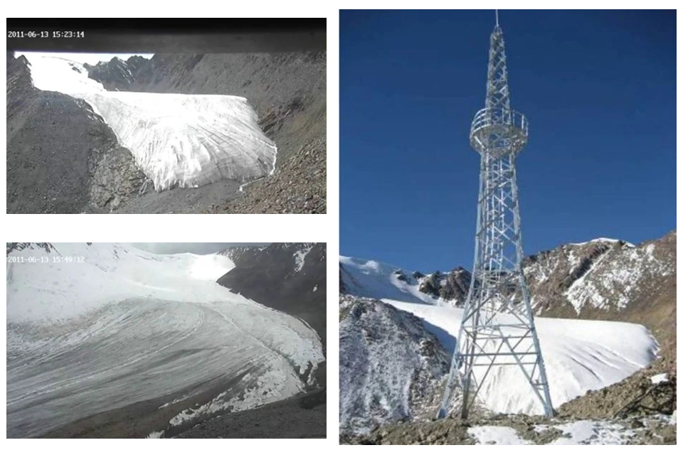 冰川实时、可视、立体监测塔